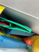 Load image into Gallery viewer, Stacked colorful folders in green, blue, and red, showcasing various sizes.