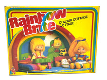 Load image into Gallery viewer, Mattel Rainbow Brite toy set packaging featuring colorful design and cartoon characters.