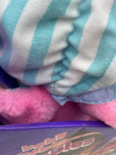Load image into Gallery viewer, Close-up detail of striped plush toy showing soft texture and striped pattern.
