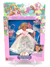 Carica l'immagine nel visualizzatore di Gallery, Mattel Lady Lovely Locks packaging featuring a doll in a white dress with long hair.