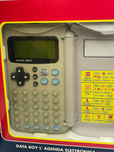 Load image into Gallery viewer, 90'S GiG Handheld Data boy close-up of calculator device with numeric keypad and LCD screen.