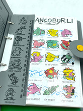 Carica l'immagine nel visualizzatore di Gallery, 90's ABC Diario School Diary front view featuring cartoon illustrations and a snap closure.