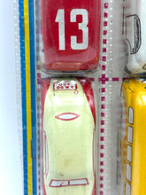 Load image into Gallery viewer, AMB Marchesini Tin Car Set – Rare 1970s Vintage Italian Metal Toy Collection