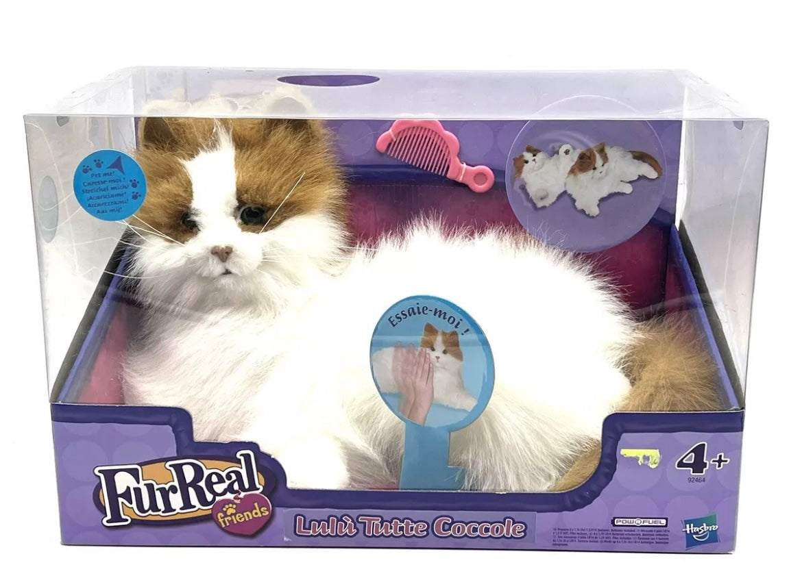 Pet Fur Real Lulu Realistic Hasbro Furreal Cat Lulù Tutte Coccole