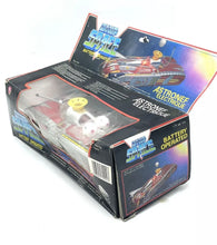 Load image into Gallery viewer, 1980s Space Ship Battery Operated Tin Toy – New In Box