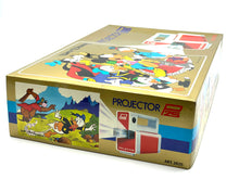 Load image into Gallery viewer, Proiettore Anni 70 Mupi Projector P25 Disney Disneyana Gold Box new old stock