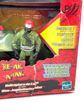 Load image into Gallery viewer, Jurassic Park 3 2001 Hasbro Air Heli-Sabre Marine Pilot Copter Helicopter