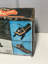 Carica l'immagine nel visualizzatore di Gallery, Coleco 1983 SNOW SKI-DOO Sno-jet mobile Sled Midnight Rider