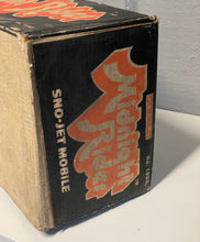 Carica l'immagine nel visualizzatore di Gallery, Coleco 1983 SNOW SKI-DOO Sno-jet mobile Sled Midnight Rider