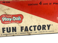 Carica l'immagine nel visualizzatore di Gallery, Play Doh originale del 1962 Fun Factory prodotto negli USA