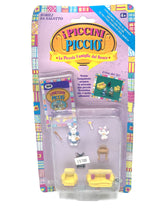 Load image into Gallery viewer, 1997 Vivid Teeny Weeny Family Baby Sally's Teatime Polly Pocket Size new old stock