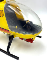 Load image into Gallery viewer, 1979 Mattel Big Jim Yellow Rescue Helicopter – Vintage Playset with Box