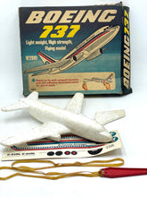 Load image into Gallery viewer, 1972 Mettoy Large Foam Airplane Model Boeing 737