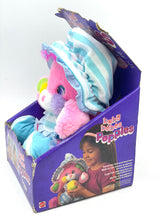 Carica l'immagine nel visualizzatore di Gallery, 1986 Mattel Popples Baby Peluche Crisby nuovo vecchio stock
