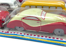 Load image into Gallery viewer, AMB Marchesini Tin Car Set – Rare 1970s Vintage Italian Metal Toy Collection