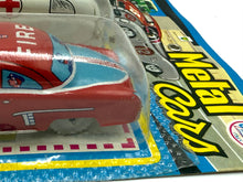 Load image into Gallery viewer, AMB Marchesini Tin Car Set – Rare 1970s Vintage Italian Metal Toy Collection