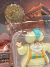 Load image into Gallery viewer, Mattel 1993 Disney Aladdin Sultan & Iago Lago Parrot Figures & Coin Sea new old stock