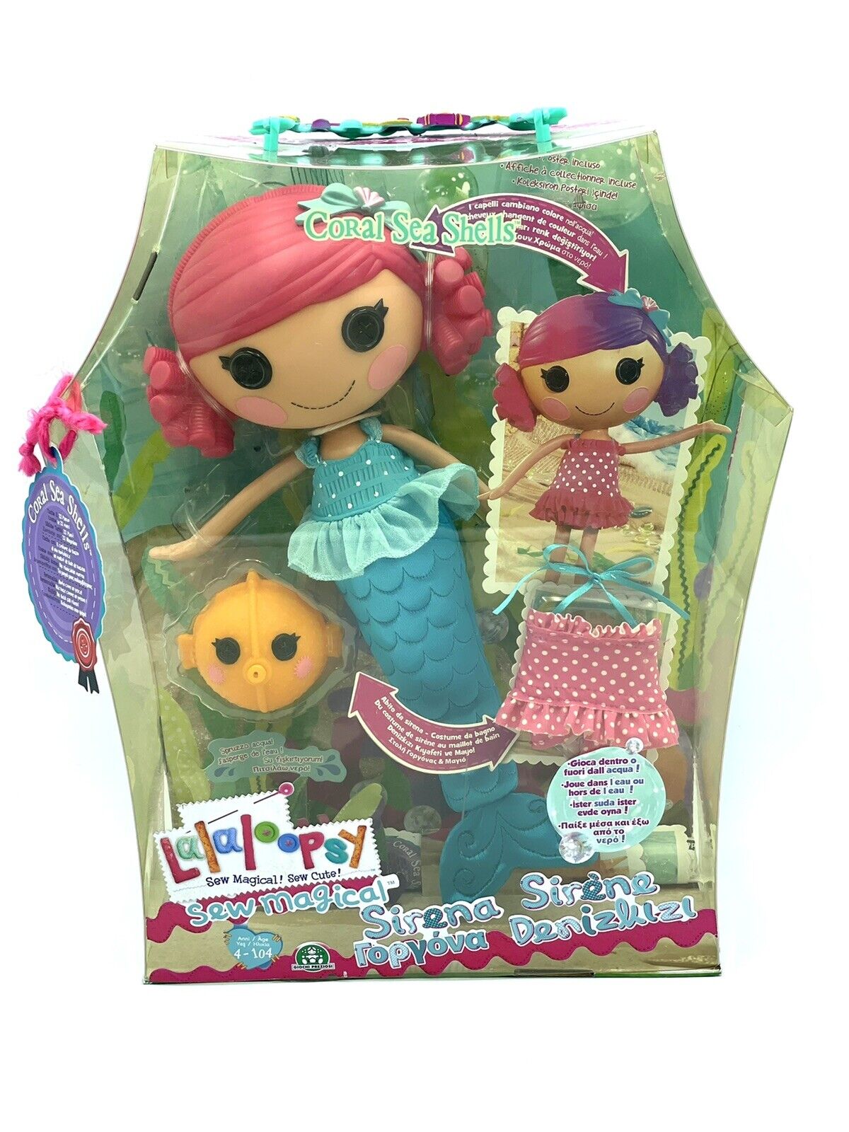 Lalaloopsy Sew Magical Mermaid Pack (2000s) – Vintage Doll Set – New i –  Vintage Toys Box