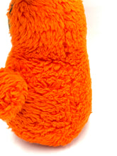 Load image into Gallery viewer, Side view of 1975 Barbabravo plush showing vintage details