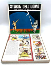 Carica l'immagine nel visualizzatore di Gallery, Anni 60 raro gioco da tavolo La storia dell'uomo new old stock