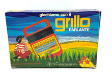 Load image into Gallery viewer, Front view of Grillo Parlante Italian Speak & Spell 1st edition in working condition