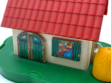 Load image into Gallery viewer, Full display of the 1990 Il Mulino delle Meraviglie toy set with components