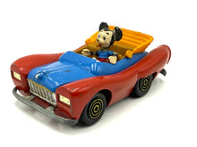 Load image into Gallery viewer, Front view of Politoys Mickey Mouse Car M600 vintage model