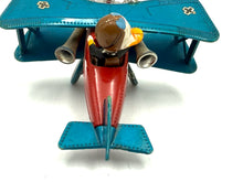 Load image into Gallery viewer, Close-up of Politoys W7 Donald Duck airplane showing restoration needs