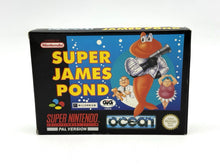 Load image into Gallery viewer, Vintage Snes Super James Pond (used) + Nintendo Scope New old stock