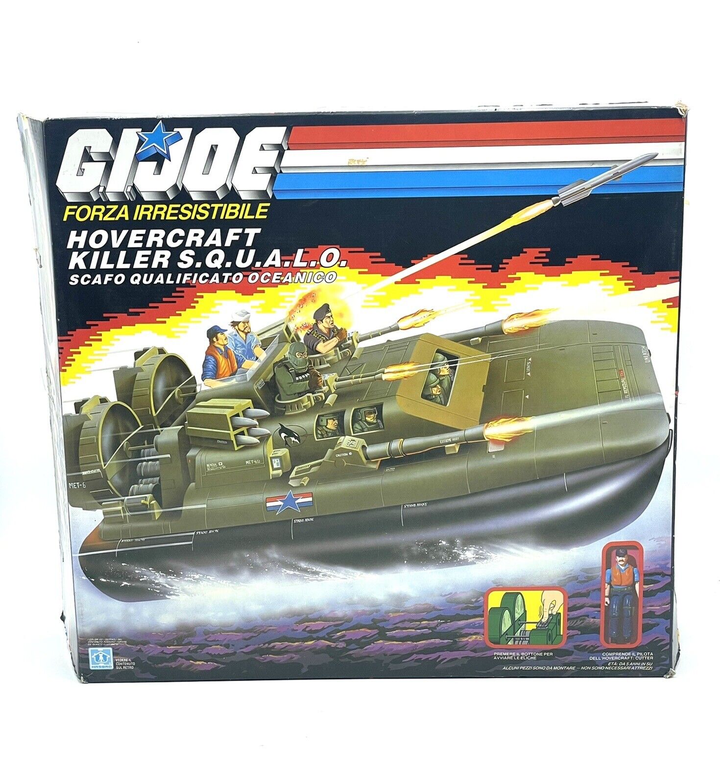 VTG GI Joe Killer Whale Hovercraft 1984 Hasbro buy