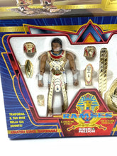 Load image into Gallery viewer, Detailed view of Golden Pharaoh's accessories and design