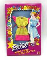 Load image into Gallery viewer, Vintage Mattel Barbie "Moda Fiori e Paillettes" Outfit #6 (80s) - Mint on Card (MOC)
