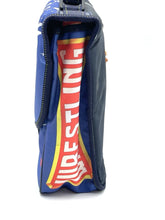 Load image into Gallery viewer, Hulk Hogan WWF School Bag with Figure Keychain – 1991 Titan Sports NOS