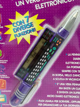 Load image into Gallery viewer, Close-up of sealed package and NOS condition of Tiger Electronics Data Pen