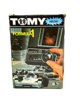 Load image into Gallery viewer, 1978 Tomy Digital Derby Formula One tabletop electronic racing game front view vintage working
