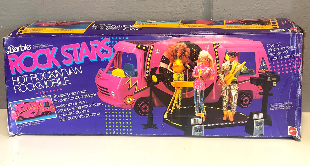 1986 Barbie Hot Rockin’ Van Rock Mobile Rockstar Motorhome