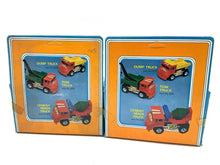Carica l'immagine nel visualizzatore di Gallery, Lido Toys Battery-Operated Dump Trucks – 1970s Vintage Set of Two
