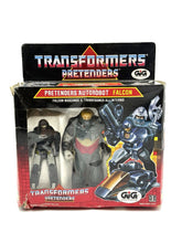 Carica l'immagine nel visualizzatore di Gallery, Transformers G1 Pretenders Falcon Waverider – 1987 GIG Complete Set
