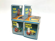 Carica l'immagine nel visualizzatore di Gallery, Lido Toys Battery-Operated Dump Trucks – 1970s Vintage Set of Two
