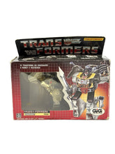 Load image into Gallery viewer, Transformers G1 Grimlock Tiran Dinorobot – 1984 GIG Boxed, Missing Sword
