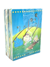 Carica l'immagine nel visualizzatore di Gallery, Pack of paper front view showcasing an illustrated design in blue and green.
