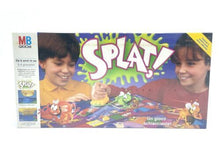 Load image into Gallery viewer, Front view of the Splat! board game packaging featuring colorful design.
