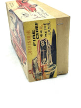Load image into Gallery viewer, Side view of the vintage toy car box featuring colorful graphics.

