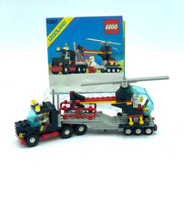 Load image into Gallery viewer, Vintage LEGO Legoland 6357 Stunt 'Copter N' Truck packaging showing helicopter and truck in box.
