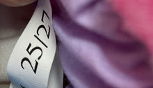 Load image into Gallery viewer, Detail close-up of the fabric label on LOTS-A-LOTS-A-LEGGGGGGS TANTE GAMBE COMMONWELTH slippers
