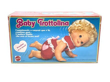 Load image into Gallery viewer, Mattel 1982 Baby That Away doll in box, showing instruction sheet and doll inside.

