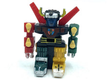 Load image into Gallery viewer, Vintage 1984 mini Voltron robot front view showcasing colorful design and multiple arms.
