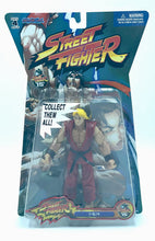 Load image into Gallery viewer, STREET FIGHTER - KEN Player 1 packaging front view showcasing character and accessories.
