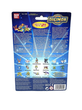 Load image into Gallery viewer, Back view of the Bandai Shurimon figure packaging showing character list and instructions.
