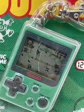 Load image into Gallery viewer, Close-up of the DONKEY KONG JR key chain game showing screen display and buttons.
